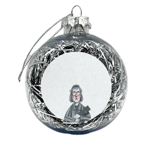 Log Lady - xmas bauble by Alexander Jackson