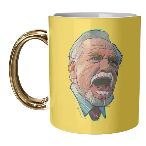 Logan Roy - unique mug by Beverley Rae