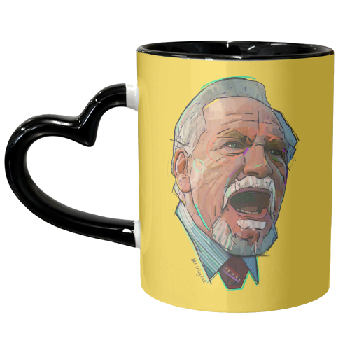 Logan Roy - unique mug by Beverley Rae