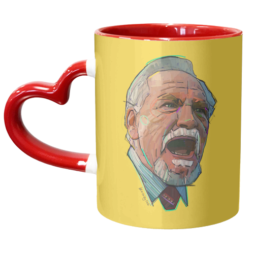 Logan Roy - unique mug by Beverley Rae