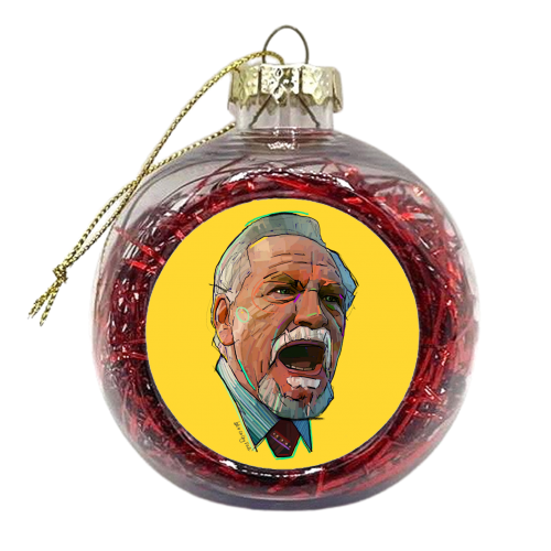 Logan Roy - xmas bauble by Beverley Rae