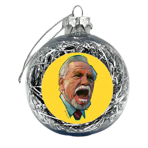 Logan Roy - xmas bauble by Beverley Rae