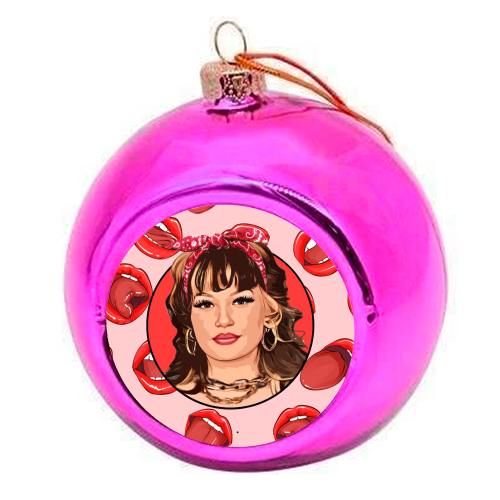 LOLA - colourful christmas bauble by DOLLY WOLFE