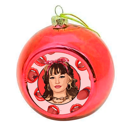 LOLA - colourful christmas bauble by DOLLY WOLFE