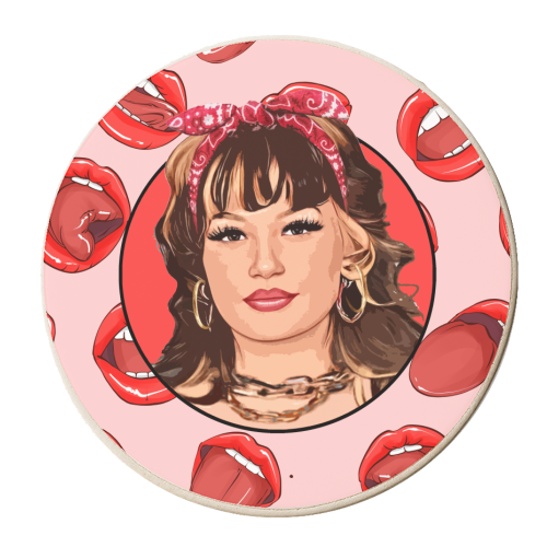 LOLA - personalised beer coaster by DOLLY WOLFE