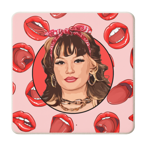 LOLA - personalised beer coaster by DOLLY WOLFE