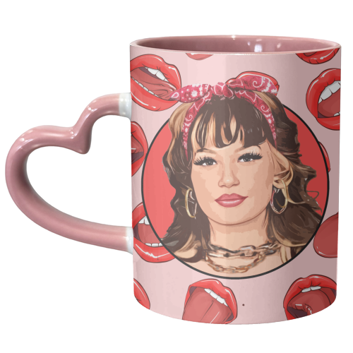 LOLA - unique mug by DOLLY WOLFE