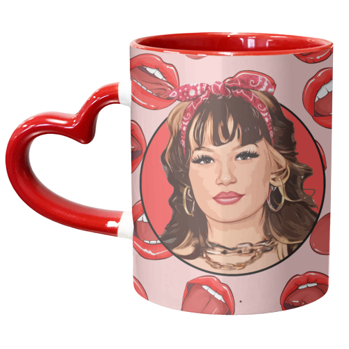 LOLA - unique mug by DOLLY WOLFE