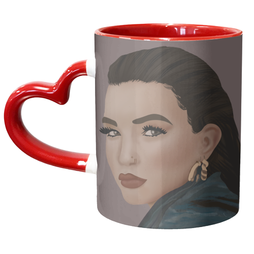 Lola Young - unique mug by Rock and Rose Creative