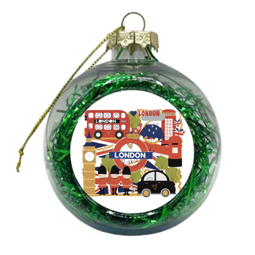 London Baby! - xmas bauble by Giddy Kipper