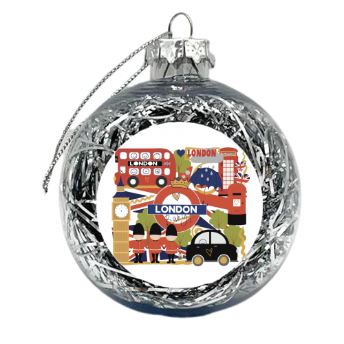 London Baby! - xmas bauble by Giddy Kipper