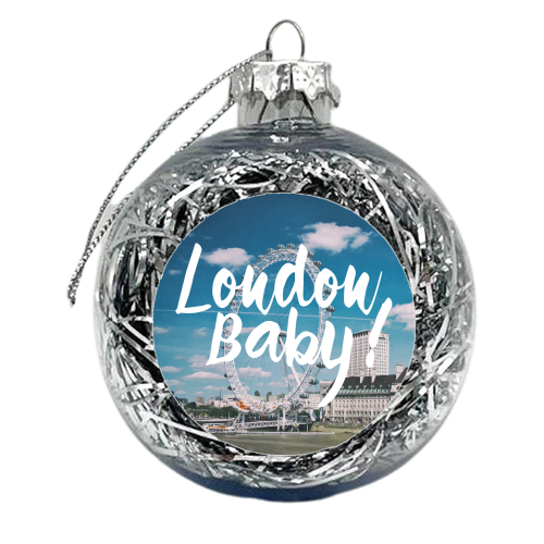 London Baby - xmas bauble by Uma Prabhakar Gokhale