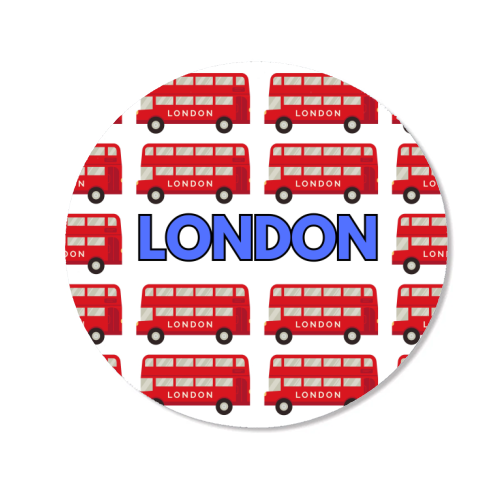 London Buses - Magnet by Lilly Rose