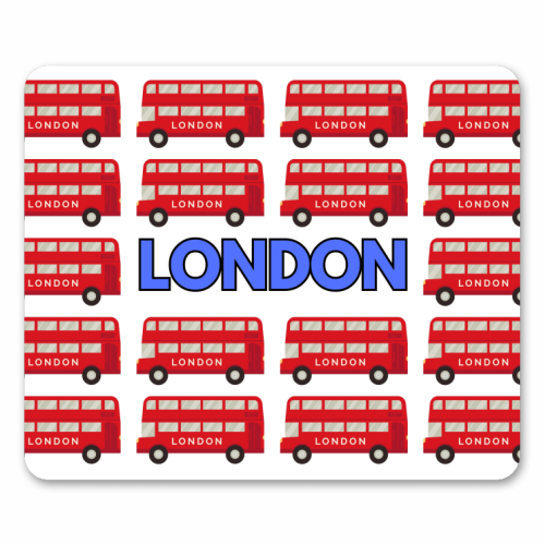 London Buses - mouse mat by Lilly Rose