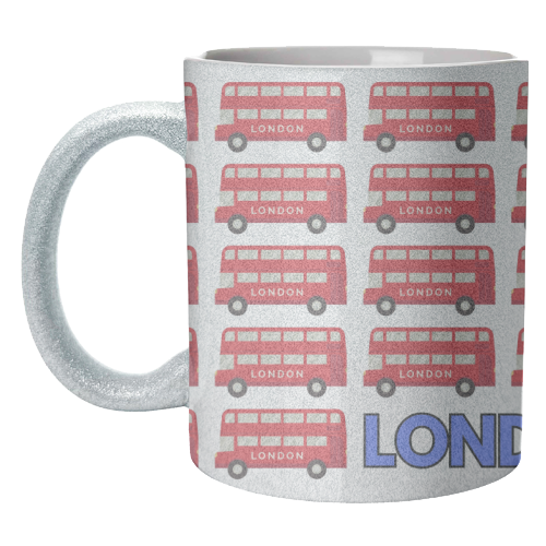 London Buses - unique mug by Lilly Rose