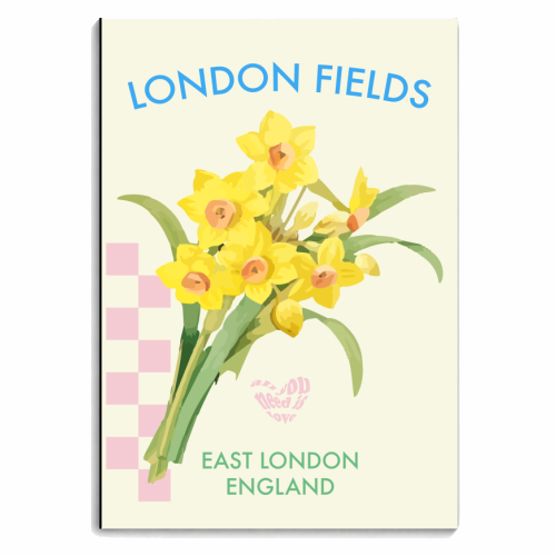London Fields - personalised A4, A5, A6 notebook by Move Studio