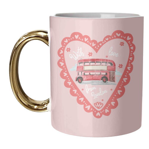London Love - unique mug by The Yellow Box