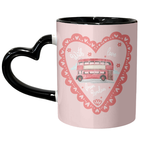 London Love - unique mug by The Yellow Box
