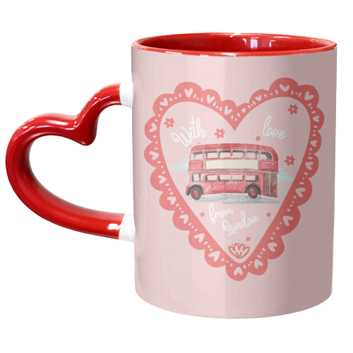 London Love - unique mug by The Yellow Box