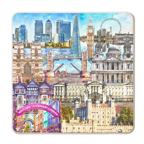 LONDON MASH UP - personalised beer coaster by AP