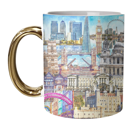 LONDON MASH UP - unique mug by AP