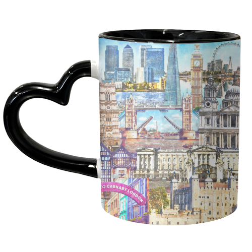 LONDON MASH UP - unique mug by AP