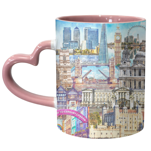 LONDON MASH UP - unique mug by AP