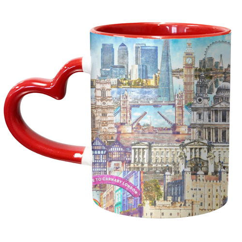 LONDON MASH UP - unique mug by AP
