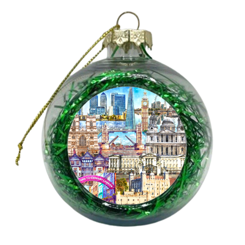 LONDON MASH UP - xmas bauble by AP