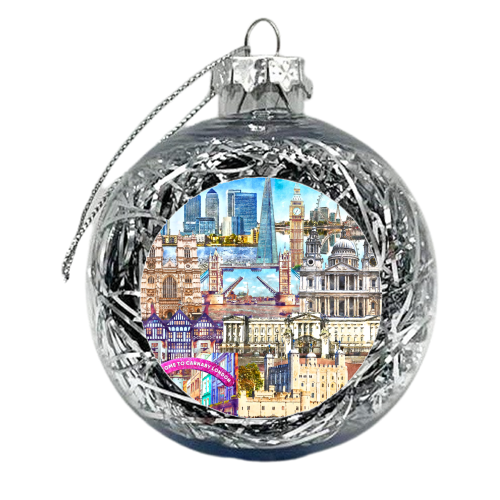 LONDON MASH UP - xmas bauble by AP