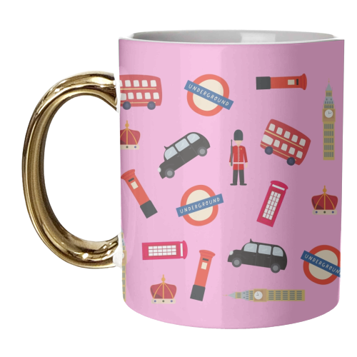 London Pattern - unique mug by Lilly Rose