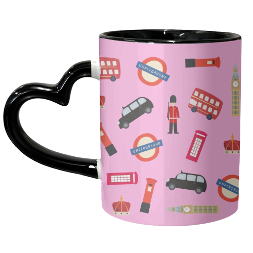 London Pattern - unique mug by Lilly Rose