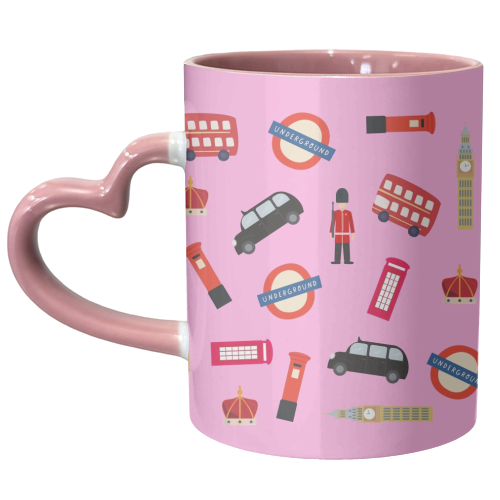 London Pattern - unique mug by Lilly Rose