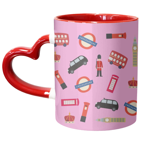 London Pattern - unique mug by Lilly Rose