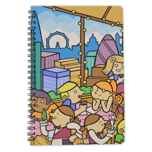 London - personalised A4, A5, A6 notebook by Darren Baxter