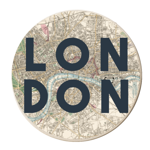 LONDON - personalised beer coaster by The 13 Prints
