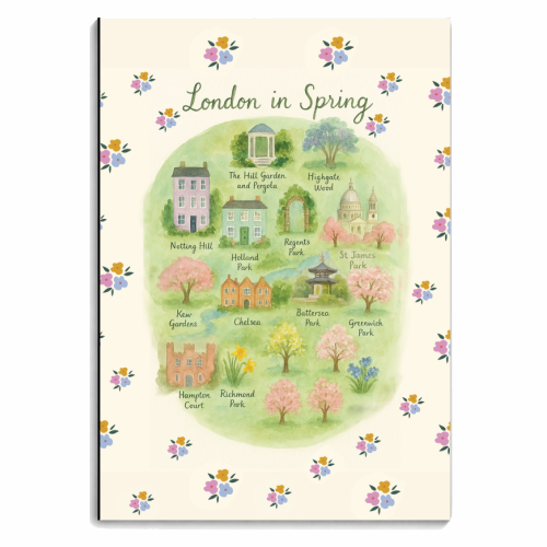 London Spring - personalised A4, A5, A6 notebook by The Yellow Box