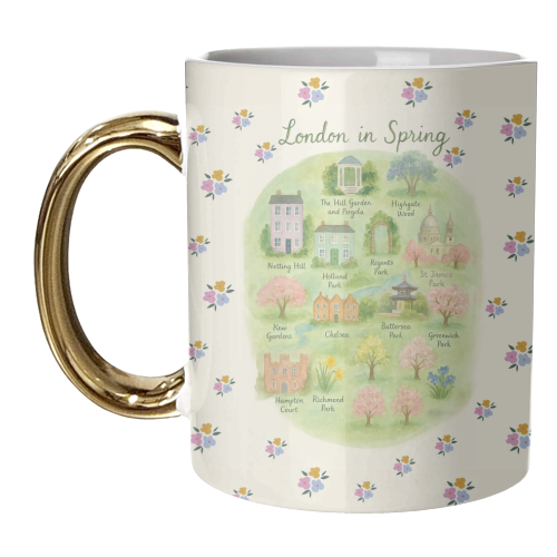 London Spring - unique mug by The Yellow Box