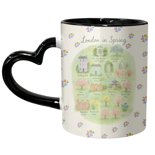 London Spring - unique mug by The Yellow Box