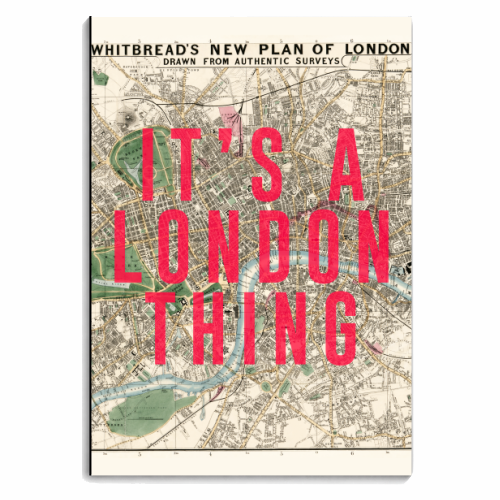 It's a London thing - personalised A4, A5, A6 notebook by The 13 Prints
