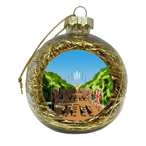 London (Trooping the Colour) - xmas bauble by Richard O'Neill