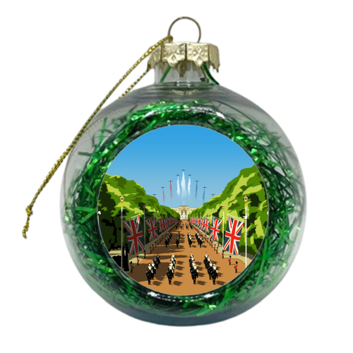 London (Trooping the Colour) - xmas bauble by Richard O'Neill