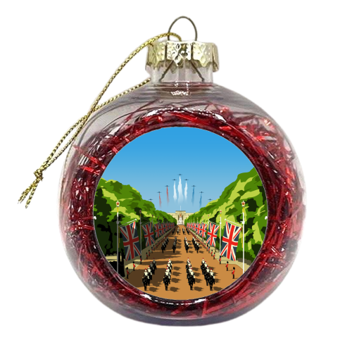 London (Trooping the Colour) - xmas bauble by Richard O'Neill