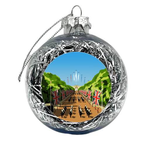 London (Trooping the Colour) - xmas bauble by Richard O'Neill