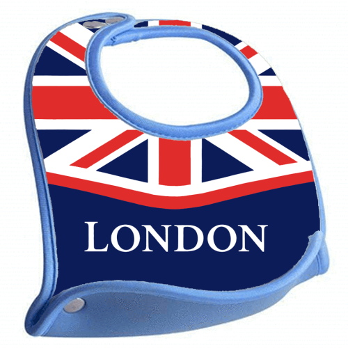 London Union Jack - feeding bib by Ms Doodle