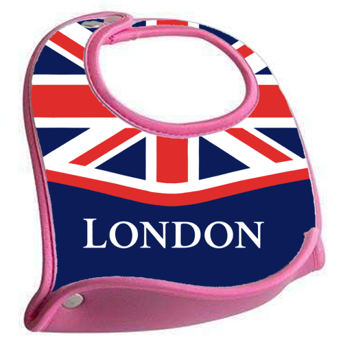 London Union Jack - feeding bib by Ms Doodle