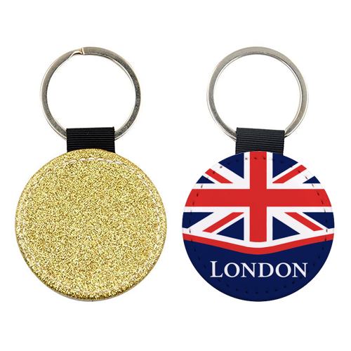 London Union Jack - keyring by Ms Doodle
