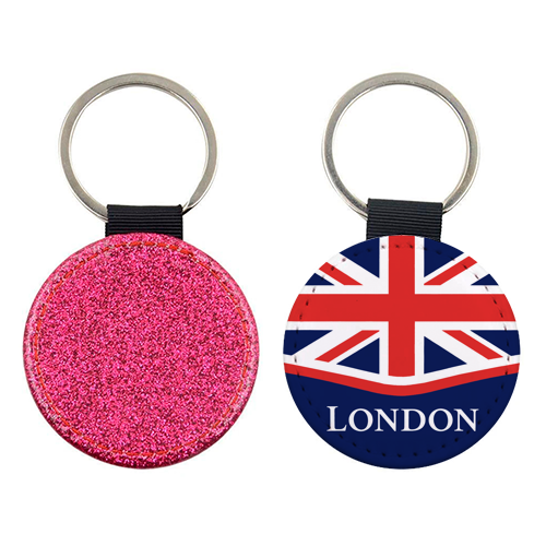 London Union Jack - keyring by Ms Doodle