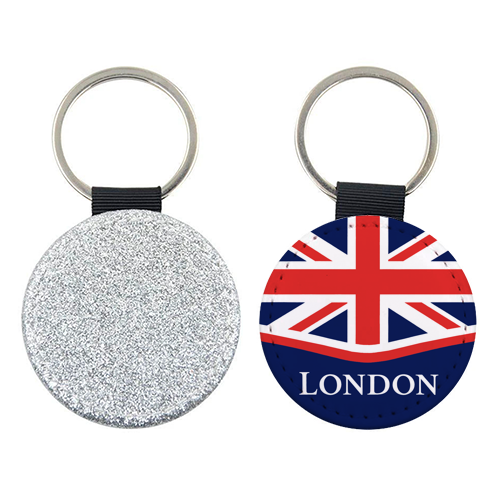 London Union Jack - keyring by Ms Doodle