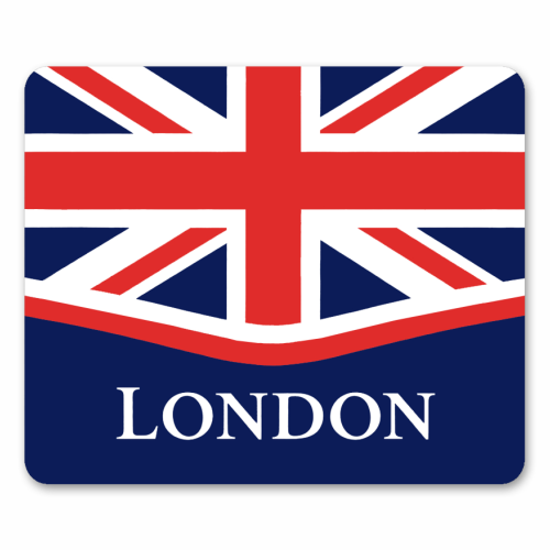 London Union Jack - mouse mat by Ms Doodle